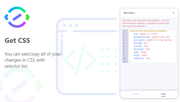 Web Editor插件(网页样式在线编辑器)v1.0.0 官方版下载